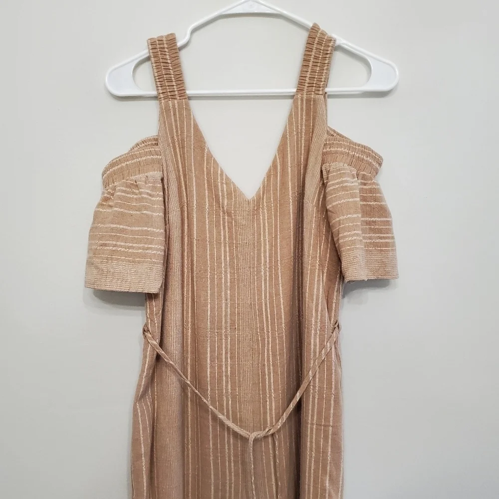 Moon River Cold Shoulder Jumpsuit